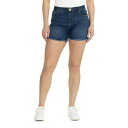 (取寄) デモクラシー アブテクノロジー フレイ ヘム ショーツ - ハイ ライズ Democracy AbTechnology Fray Hem Shorts - High Rise Blue
