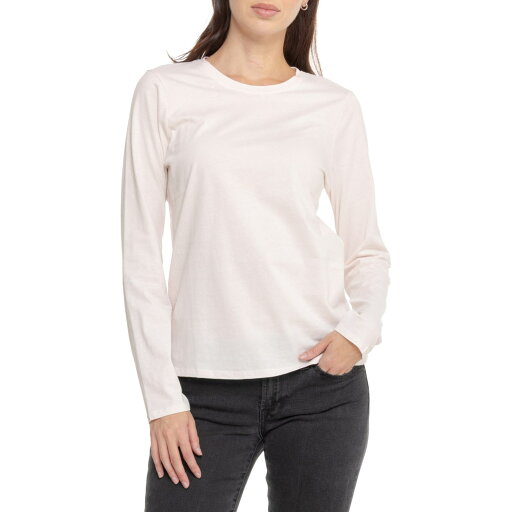 (取寄) オーガニック コットン T-シャツ - ロング スリーブ NATURAL SKIN Jael Organic Cotton T-Shirt - Long Sleeve Powder Pink (取寄) オーガニック コットン T-シャツ - ロング スリーブ NATURAL SKIN Jael Organic Cotton T-Shirt - Long Sleeve Powder Pink