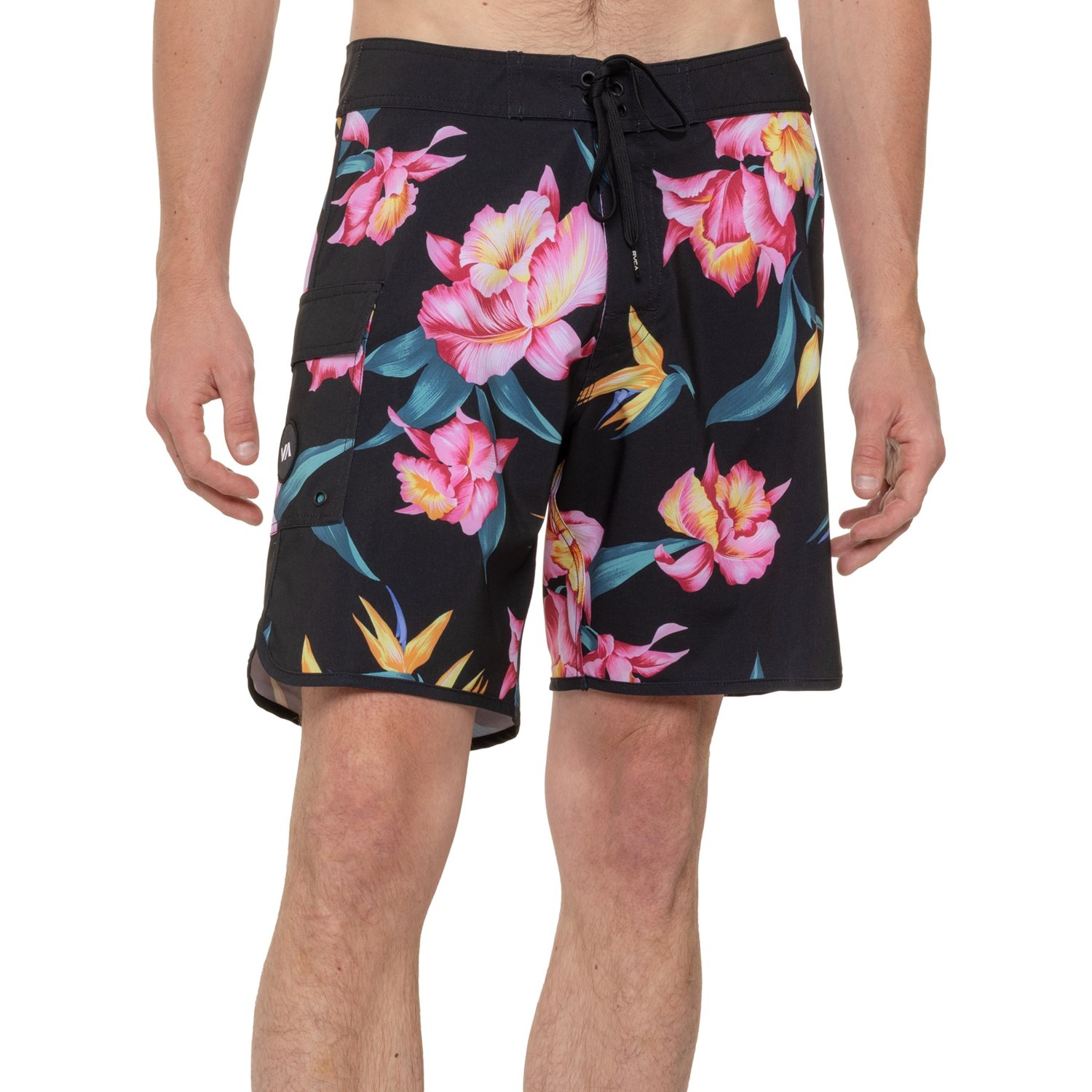 (取寄) ルーカ ストレッチ ボードショーツ - 18インチ RVCA Stretch Boardshorts - 18” Black Multi