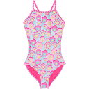 (取寄) ドルフィン ビッグ ガールズ アグリーズ ミックスド プリント ワンピース スイムスーツ - Upf 50+ Dolfin Big Girls Uglies Mixed Print One-Piece Swimsuit - UPF 50+ Poppies