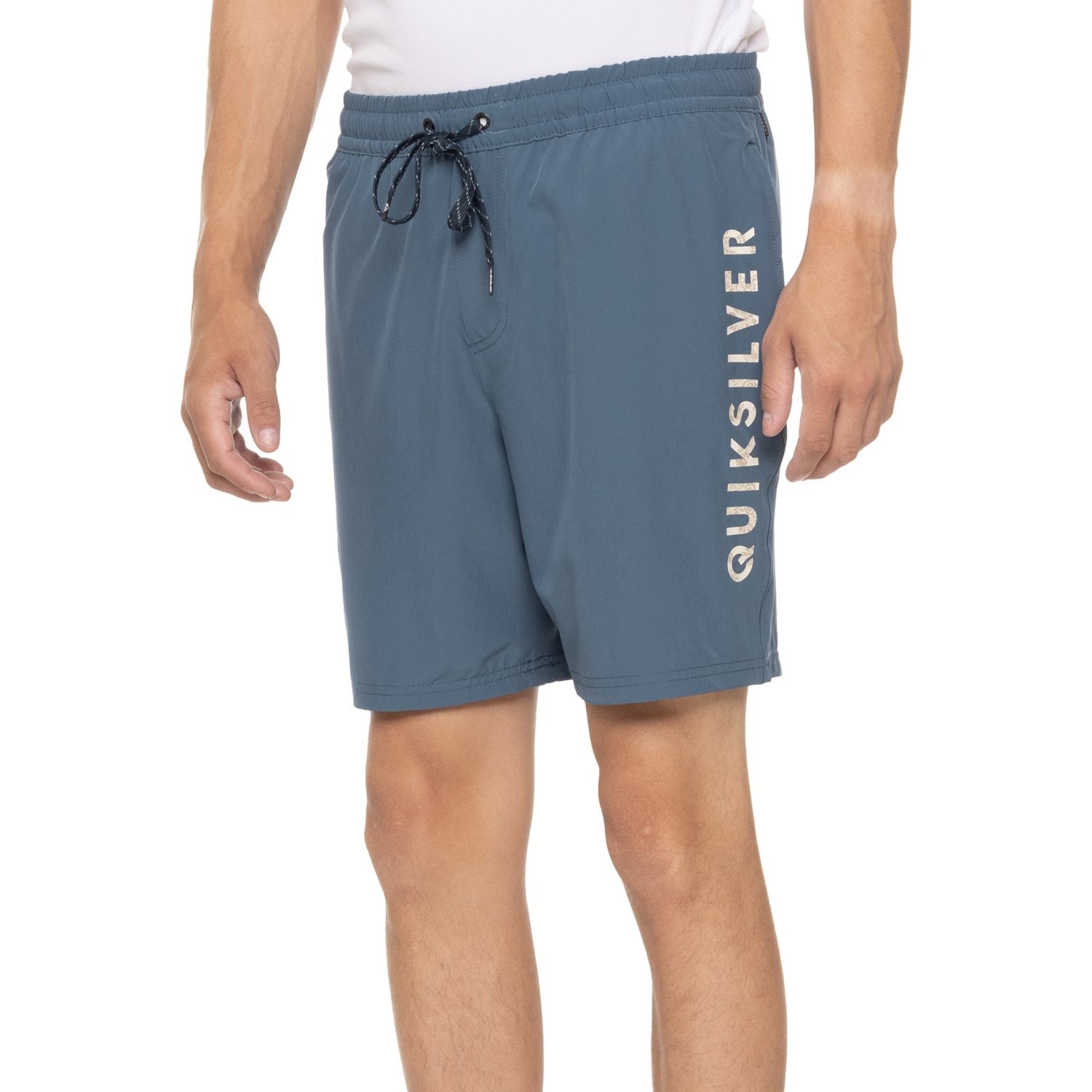 (取寄) クイックシルバー ソリッド フィルド ロゴ スイム ショーツ Quiksilver Solid Filled Logo Swim Shorts Seaport