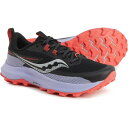 (取寄) サッカニー レディース トレイル ランニング シューズ Saucony women Trail Running Shoes (For Women) Finesse Black