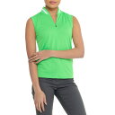 (取寄) ボグナー EVA シャツ - ジップ ネック, スリーブレス Bogner Eva Shirt - Zip Neck, Sleeveless Power Green(4)