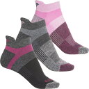 (取寄) サッカニー レディース インフェルノ クッション タブ ノーショー ソックス Saucony women Inferno Cushion Tab No-Show Socks (For Women) Pink