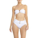 (取寄) テクスチャー ベルテッド ビキニ セット CABANA DEL SOL Textured Belted Bikini Set White