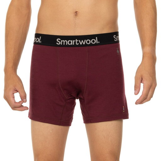 (取寄) スマートウール アクティブ ボクサー ブリーフ - メリノ ウール SmartWool Active Boxer Briefs - Merino Wool Black Cherry Heather (取寄) スマートウール アクティブ ボクサー ブリーフ - メリノ ウール SmartWool Active Boxer Briefs - Merino Wool Black Cherry Heather