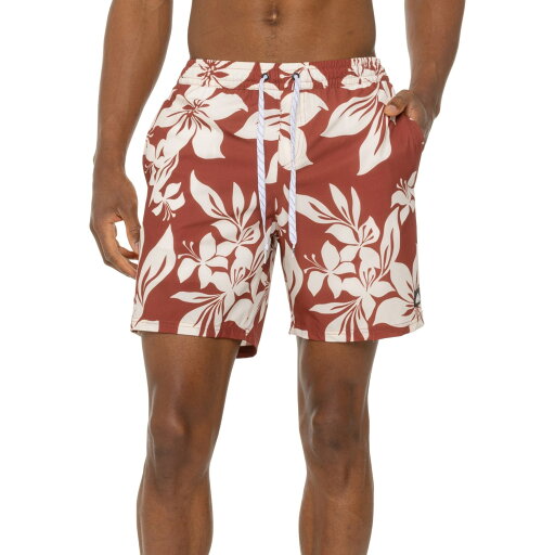 (取寄) クイックシルバー ハミルトン ハイビスカス プリント ボレー スイム ショーツ Quiksilver Hamilton Hibiscus Print Volley Swim Shorts Rust (取寄) クイックシルバー ハミルトン ハイビスカス プリント ボレー スイム ショーツ Quiksilver Hamilton Hibiscus Print Volley Swim Shorts Rust