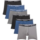 (取寄) エディーバウアー ハイ-パフォーマンス ボクサー ブリーフ - 6-パック Eddie Bauer High-Performance Boxer Briefs - 6-Pack 2Blk/2Dtd Indg/Gr/Vntg Gr