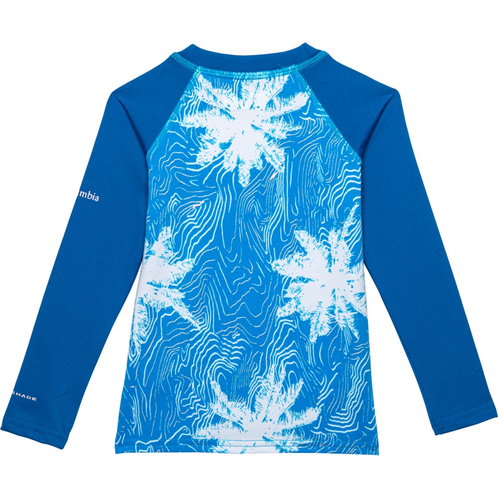 (取寄) コロンビアスポーツウェア トドラー ガール サンディー ショアーズ プリンテッド サンガード オムニ-シェード シャツ - Upf 50, ロング スリーブ Columbia Sportswear Toddler Girl Sandy Shores Printed Sunguard Omni-Shade Shirt - UPF 50, Long Sleeve Compass