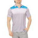 (取寄) ガルビングリーン ゴルフ ポロ シャツ - ショート スリーブ GALVIN GREEN Mirca Golf Polo Shirt - Short Sleeve Cool Grey/White/Aqua
