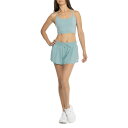 (取寄) 90ディグリーバイリフレックス シームレス ブラ アンド 2イン1 ランニング ショーツ セット 90 Degree by Reflex Seamless Bra and 2-in-1 Running Shorts Set Aquifer