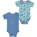 (取寄) スリープオンイット インファント ボーイズ ベイビー ボーイズスーツ - ショート スリーブ Sleep On It Infant Boys Baby Bodysuits - Short Sleeve Green Combo