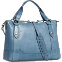 (取寄) フライ メリッサ ミディアム サッチェル バッグ - レザー Frye Melissa Medium Satchel Bag - Leather Washed Denim Leather