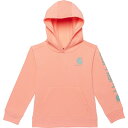 (取寄) カーハート リトル ガールズ ロゴ グラフィック ブーディ Carhartt Little Girls CA7057 Logo Graphic Hoo...
