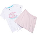 (取寄) チャンピオン リトル ガールズ T-シャツ アンド スコート セット - ショート スリーブ Champion Little Girls T-Shirt and Skort Set - Short Sleeve Bright White