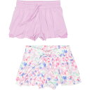 (取寄) ビッグ ガールズ バタフライ ショーツ - 2-パック, ビルト-イン ライナー ショーツ BTWEEN ACTIVE Big Girls Butterfly Shorts - 2-Pack, Built-In Liner Shorts Daisy Floral/Viola