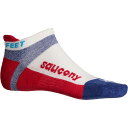 (取寄) サッカニー メンズ インフェルノ クッション セ NST ソックス Saucony men Inferno Cushion SE NST Socks (For Men) White/Red/Blue(4)