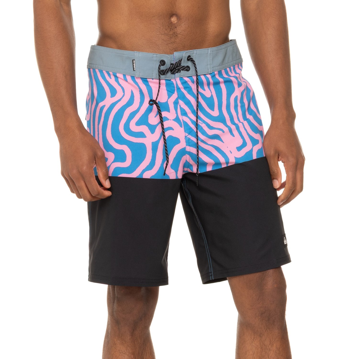 (取寄) クイックシルバー サーフシルク ストレート レッグ ボードショーツ Quiksilver Surfsilk Straight Leg Boardshorts -19” Crown Blue Surf Days Ls