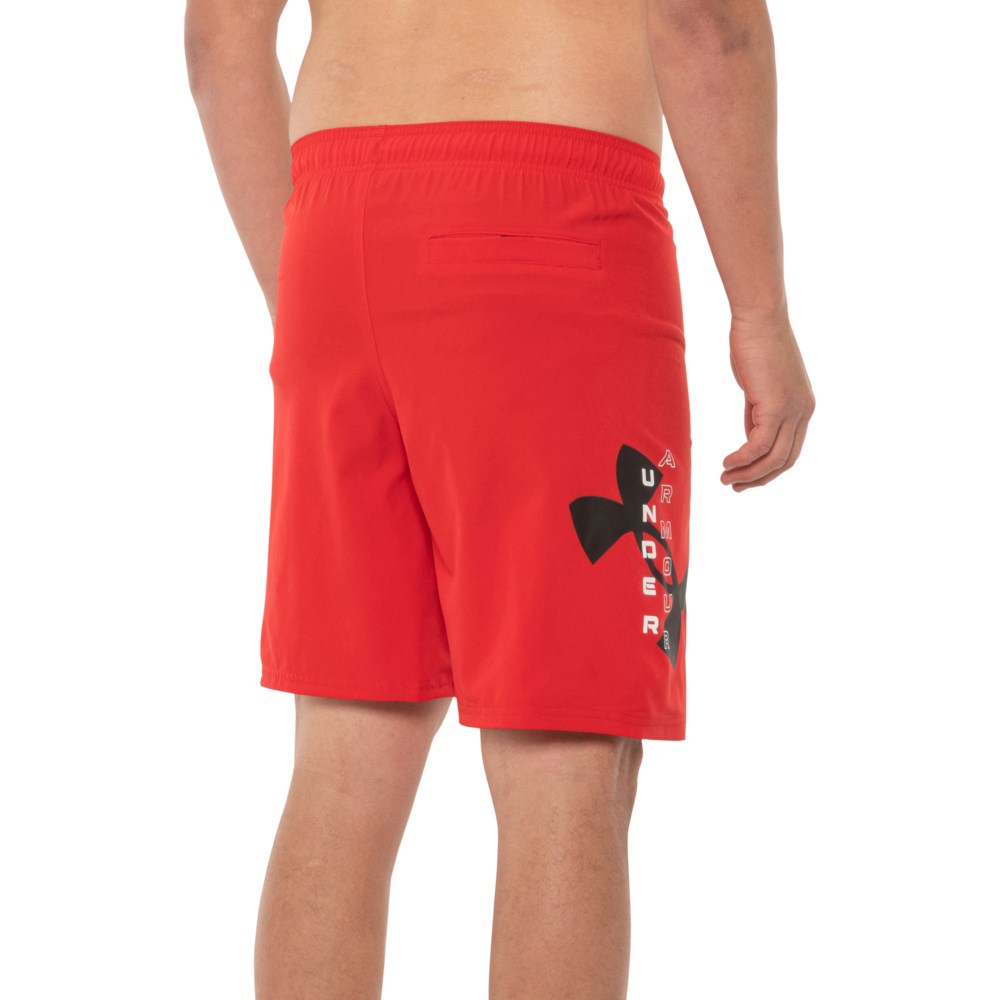 (取寄) アンダーアーマー ビッグ アイコン スイム ショーツ Under Armour Big Icon Swim Shorts Red/White/Black