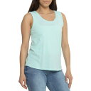 (取寄) ノースリバー スラブ ジャージ ツイステッド スクープ ネック タンク トップ North River Slub Jersey Twisted Scoop Neck Tank Top Turquoise