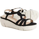 (取寄) レディース メイド イン スペイン ウェッジ サンダル Wonders women Made in Spain D-8251 Wedge Sandals (For Women) Black