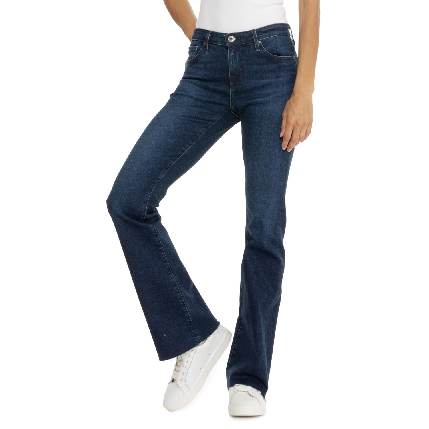 (取寄) AGジーンズ エンジェル ブーツ カット ジーンズ - ミッド ライズ AG Jeans Angel Boot Cut Jeans - Mid Rise Valiant