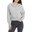 (取寄) アシックス ショート フリース ブーディ - フル ジップ ASICS Short Fleece Hoodie - Full Zip Lt Grey Heather(4)