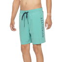 (取寄) クイックシルバー ソリッド フィルド ロゴ スイム ショーツ Quiksilver Solid Filled Logo Swim Shorts Marine Blue