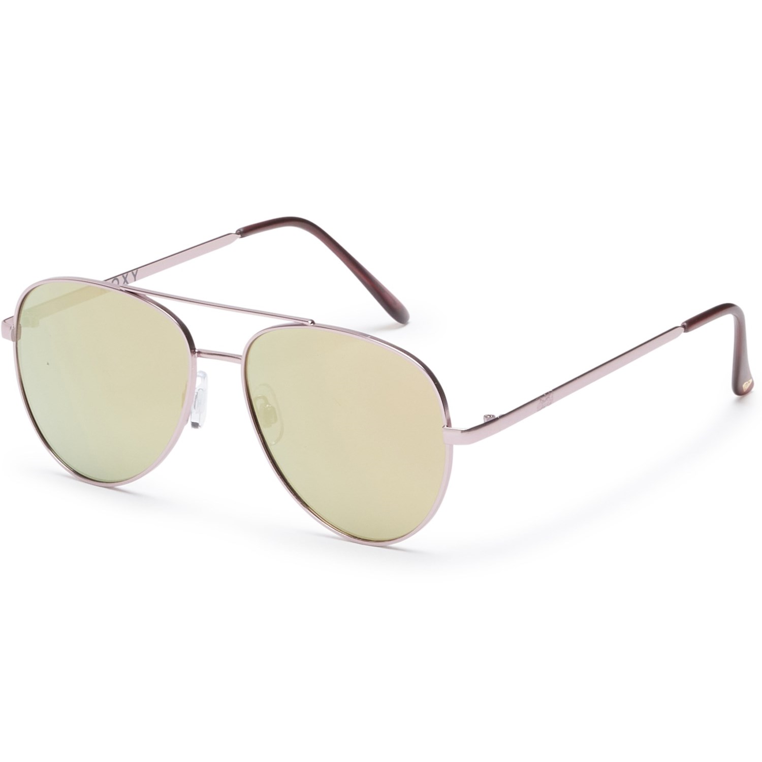 (取寄) ロキシー アビエイター サングラス Roxy Aviator Sunglasses Matte Pink/Smoke/Pink Mirror