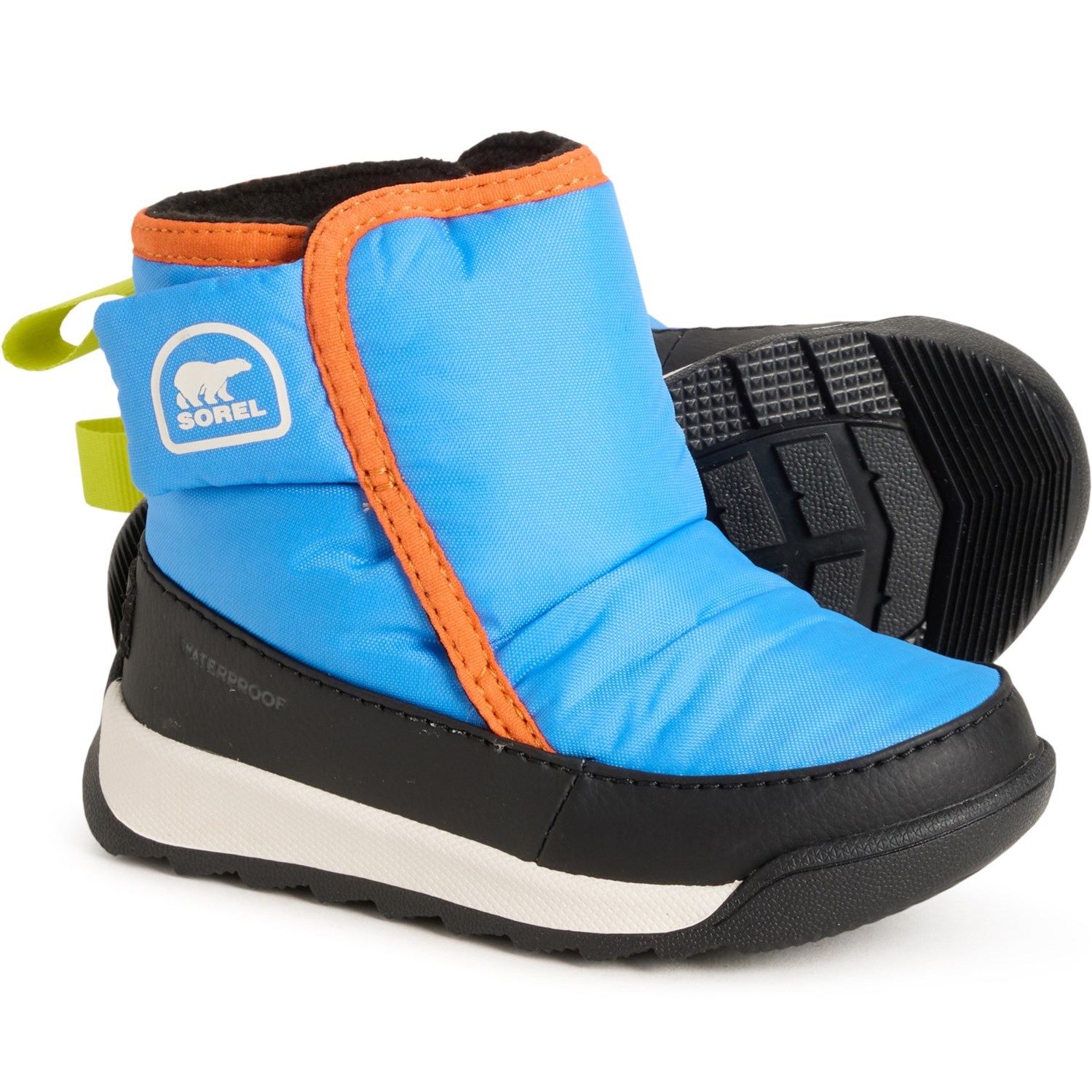 (取寄) ソレル トドラー ボーイズ アンド ガールズ ホイットニー リ プラス スノー ブーツ - ウォータープルーフ, インサレーテッド Sorel Toddler Boys and Girls Whitney II Plus Snow Boots - Waterproof, Insulated Harbor Blue, Jet