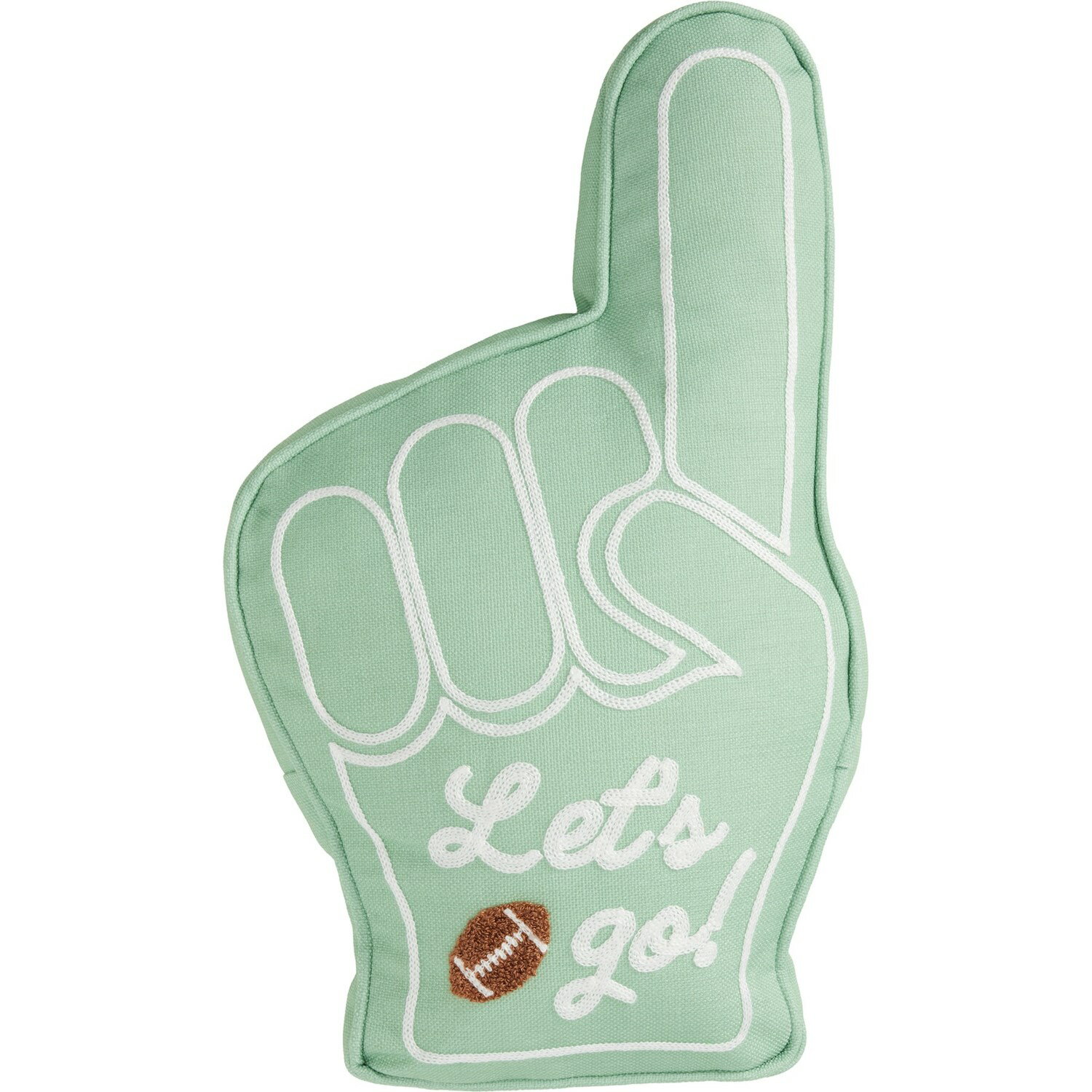 (取寄) Lorne レッツ ゴー スロー ピロー - iDesign Lorne Let's Go Finger-Shaped Throw Pillow - 10...