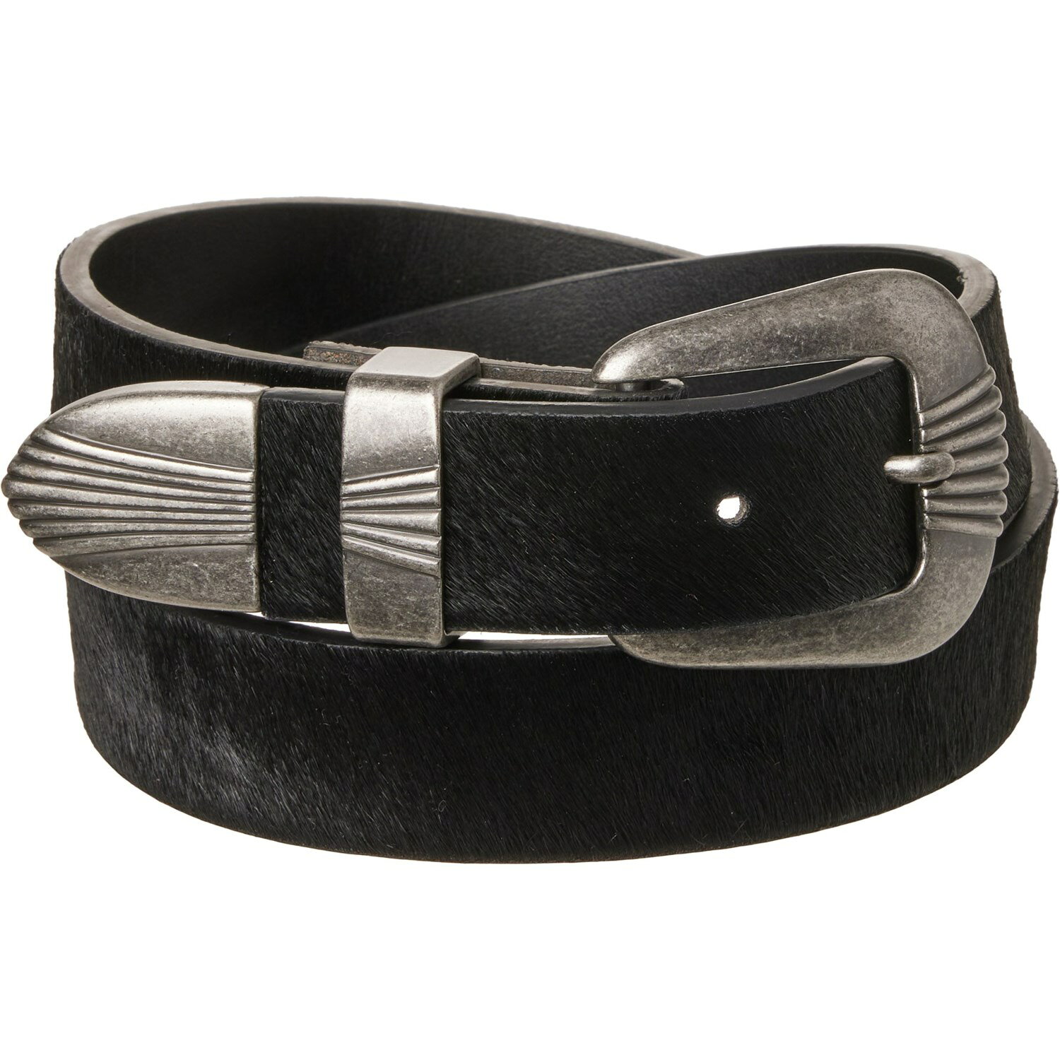 (取寄) ラングラー スカルプ バックル ベルト - レザー, 25 ウム Wrangler Scallop Buckle Belt - Leat..