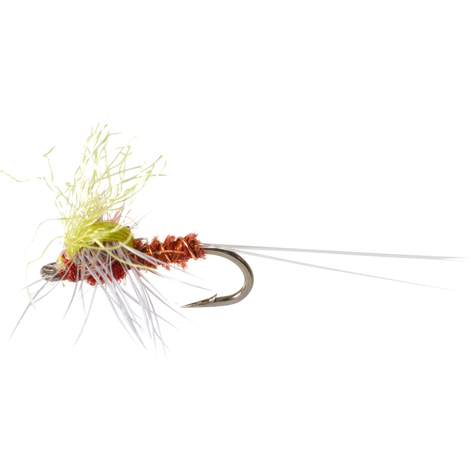 (取寄) リオ HI ビス スピナー ドライ フライ - ダズン RIO Hi Vis Spinner Dry Fly - Dozen Rusty