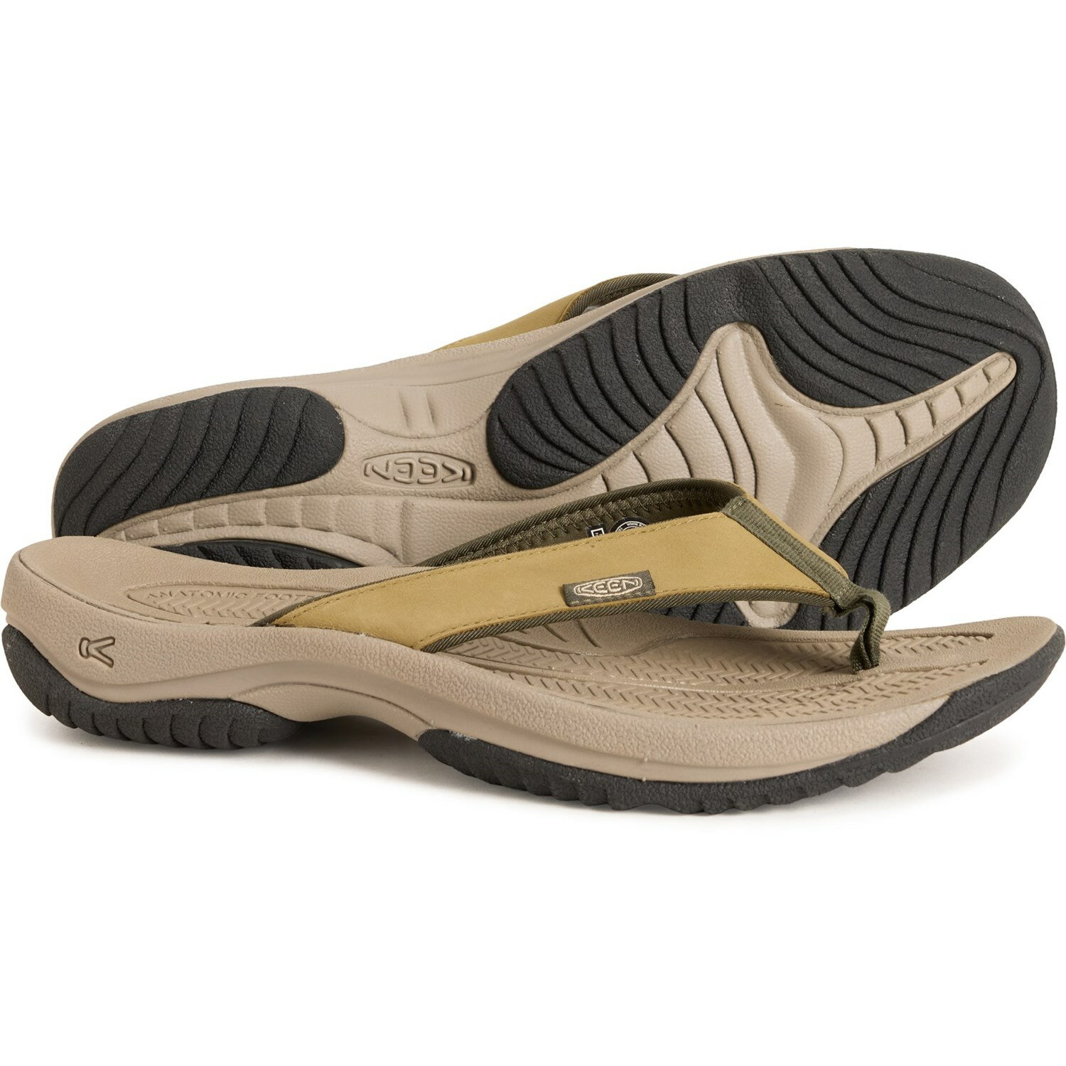 (取寄) キーン メンズ コナ フリップ TG サンダル Keen men Kona Flip TG Flip-Flops (For Men) Martini Olive/Forest Night