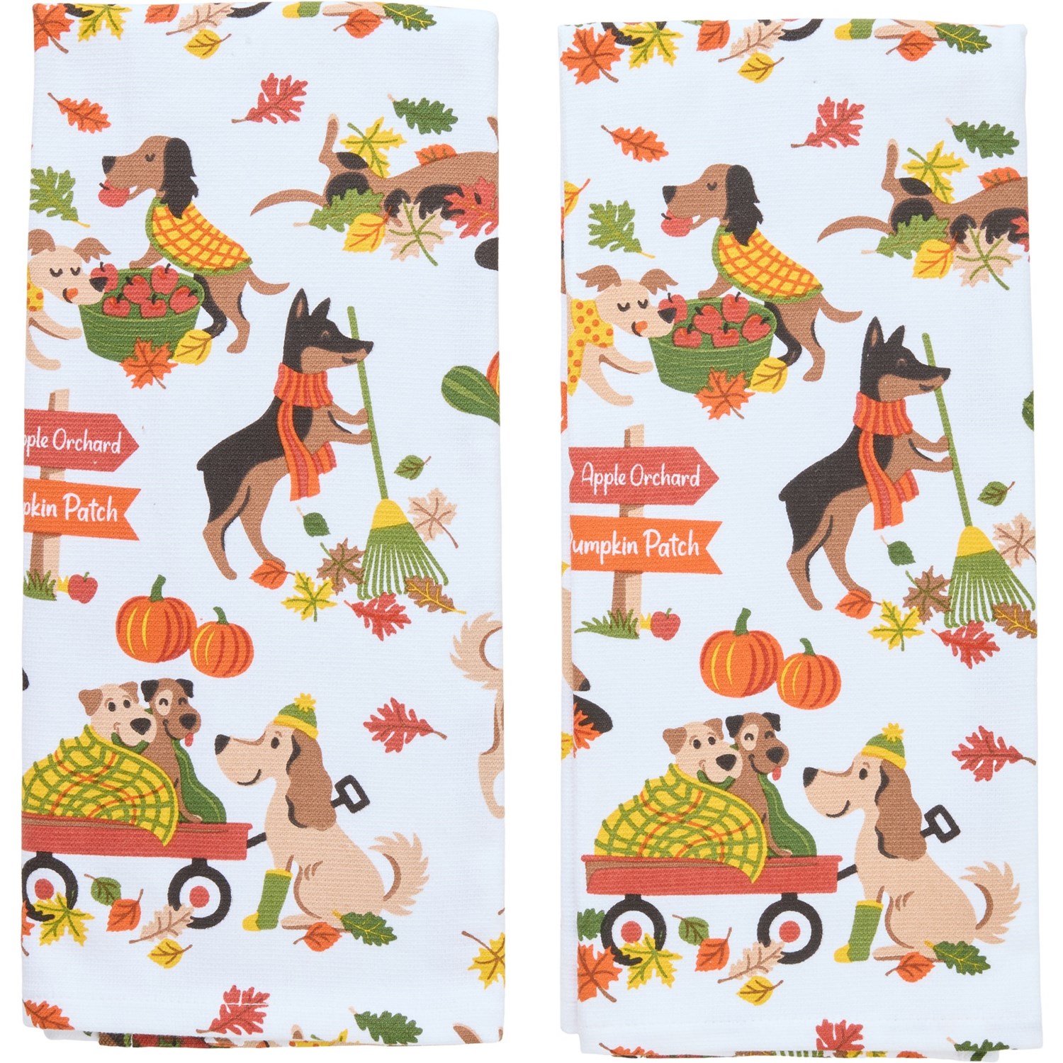ȥ饰㤨( ե եƥ ɥå å  å - 2-ѥå, 18x28 Humane World for Animals Fall Festive Dogs Kitchen Towel Set - 2-Pack, 18x28 MultiפβǤʤ5,420ߤˤʤޤ