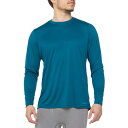 (取寄) ホットチリ ピーチ スキンズ クルー ネック ベース レイヤー トップ - Upf 30+, ロング スリーブ Hot Chillys Peach Skins Crew Neck Base Layer Top - UPF 30+, Long Sleeve Aerial Blue(4)