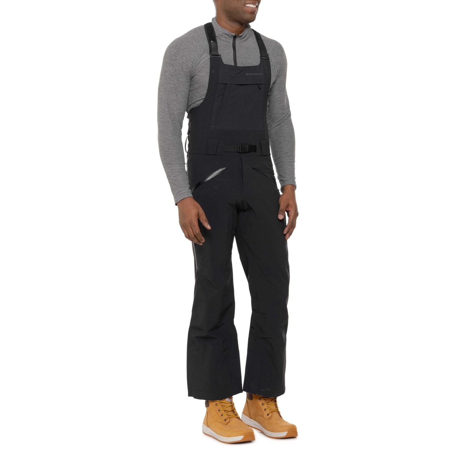 (取寄) ブラックダイヤモンド リーコン ストレッチ スキー ビブ - ウォータープルーフ, レコ BLACK DIA..