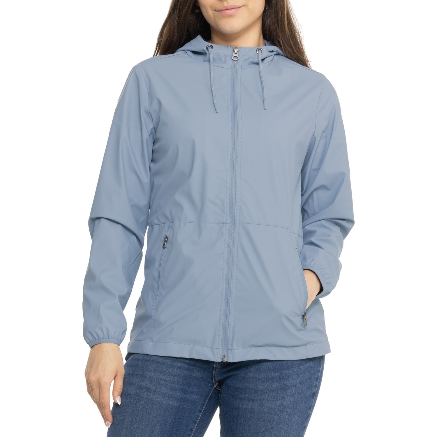 (取寄) ウェザープルーフヴィンテージ フーデット レイン ジャケット Weatherproof Vintage Hooded Rain Jacket Faded Denim