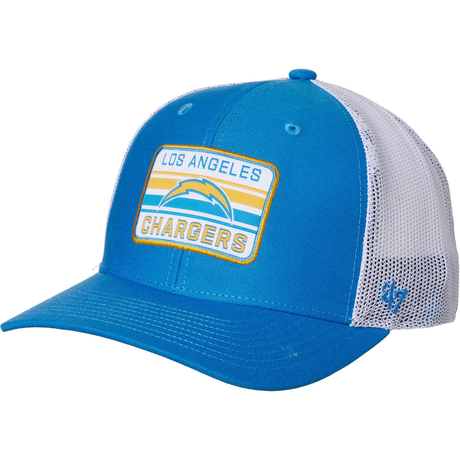 () 47֥  󥼥륹 㡼㡼 ɥե ȥå ϥå 47 BRAND Los Angeles Chargers Drifter Trucker Hat Blue Raz