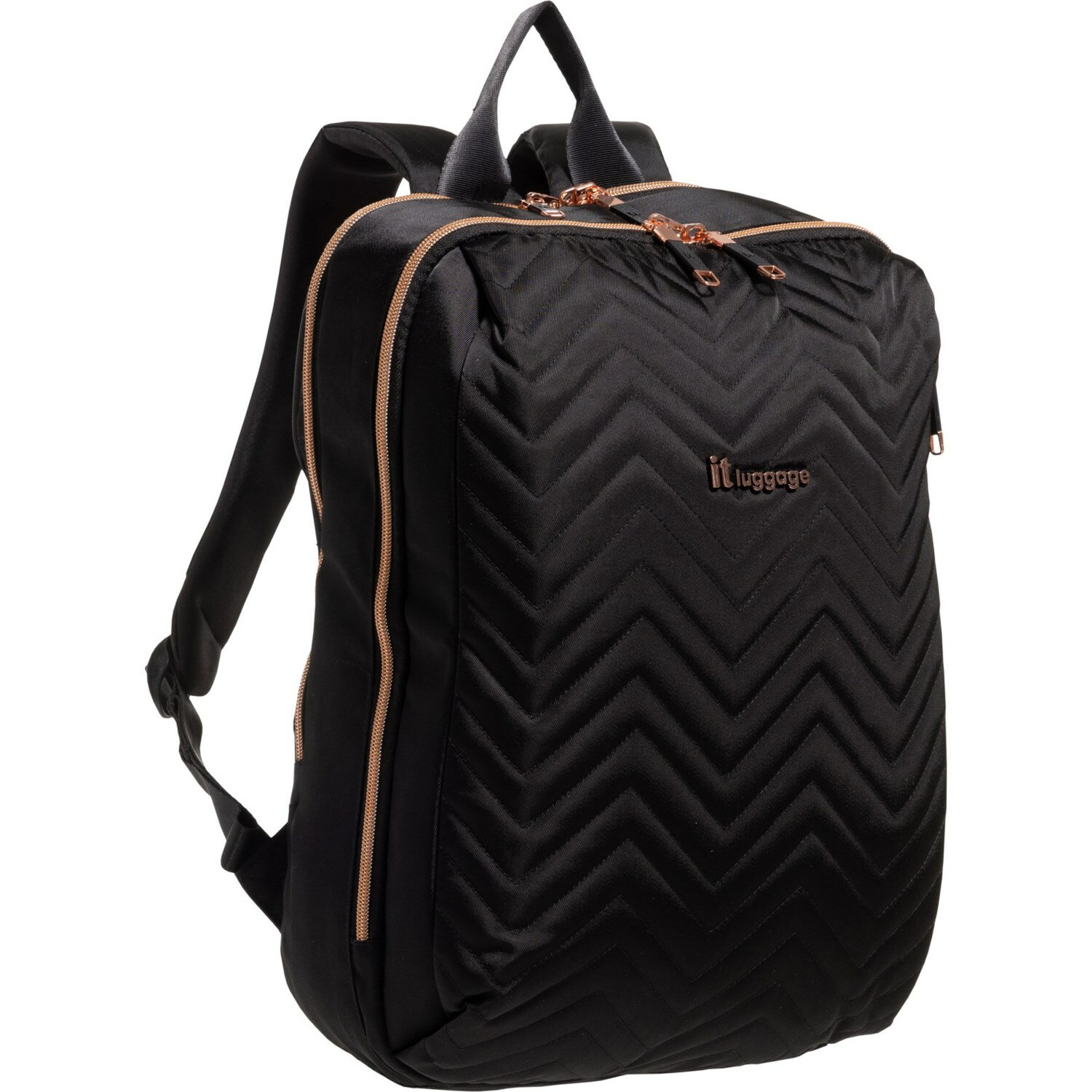 (取寄) ITラゲッジ バックパック - ブラック IT Luggage Bewitching Backpack - Black Black