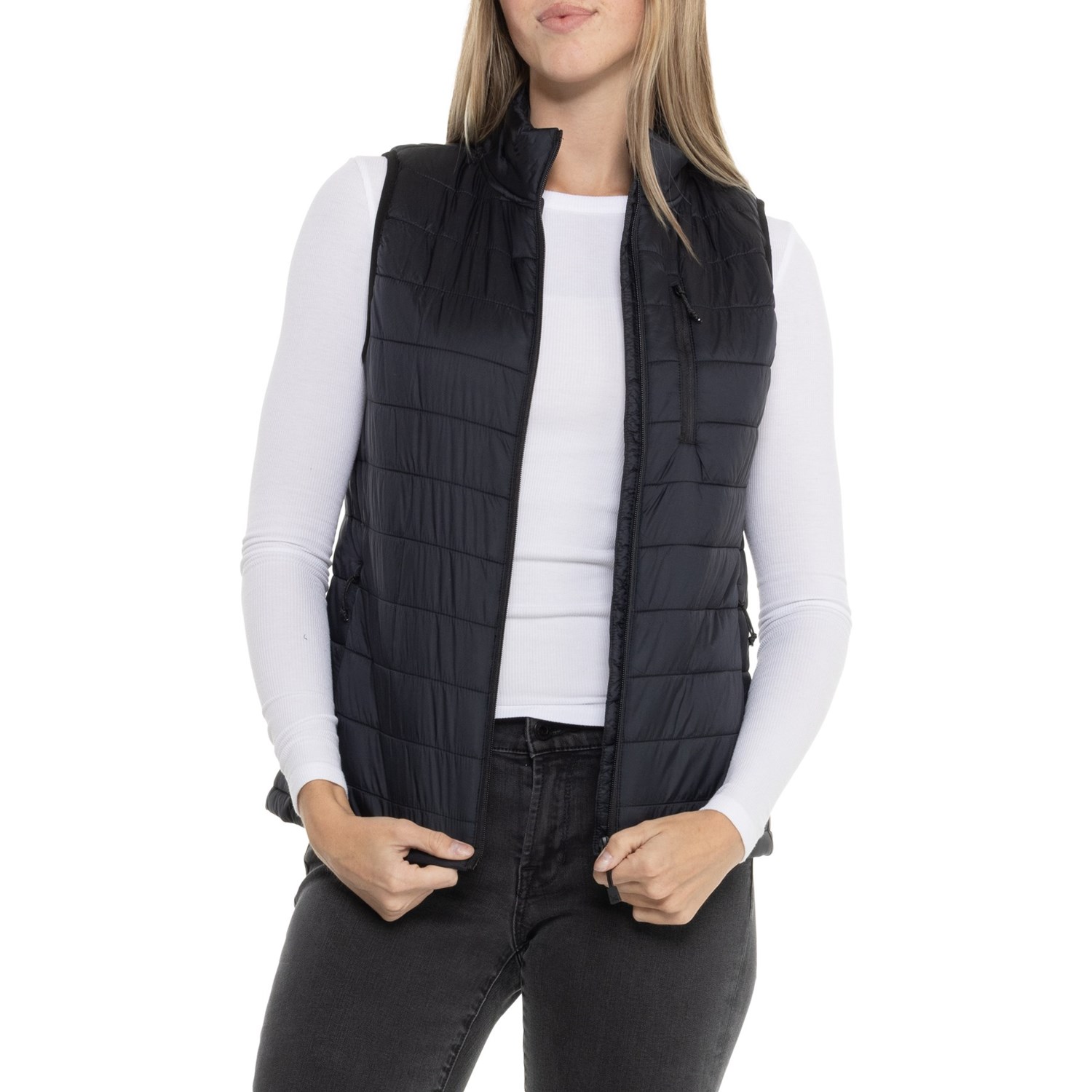 (取寄) エディーバウアー アルパイン パッカブル ベスト - インサレーテッド Eddie Bauer Alpine Packable Vest - Insulated Black
