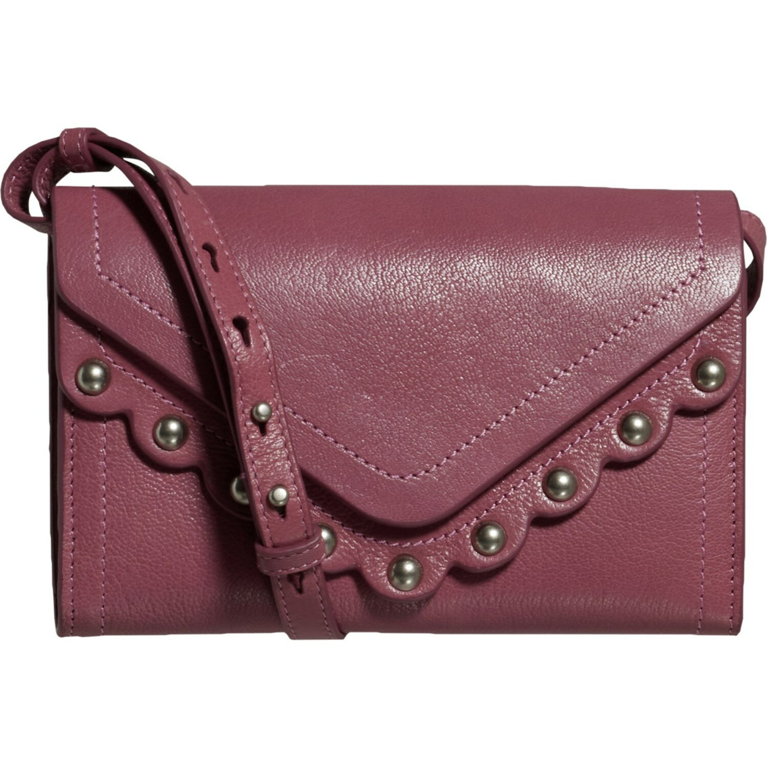 (取寄) ラッキーブランド ルース スカルプド クロスボディ バッグ - レザー Lucky Brand Ruth Scallope..