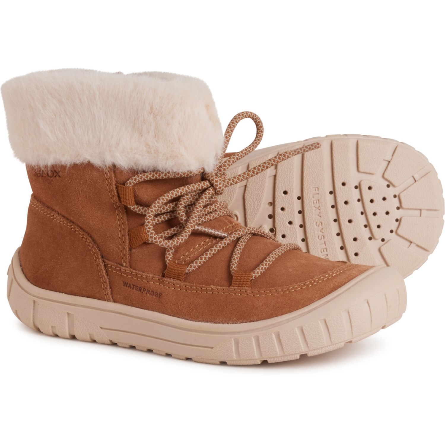 (取寄) ジェオックス トドラー ガールズ オマール ウィンター ブーツ - ウォータープルーフ, スエード ..