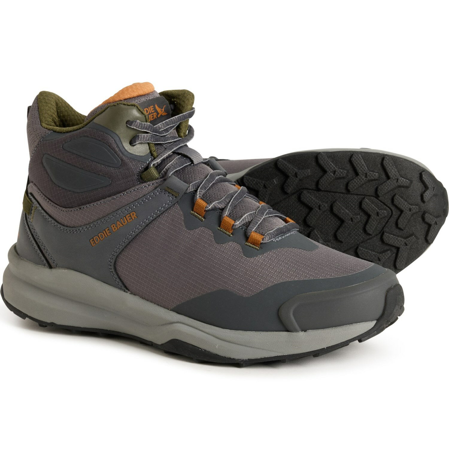 (取寄) エディーバウアー メンズ ミッド ハイキング ブーツ Eddie Bauer men Acate Mid Hiking Boots (For Men) Grey