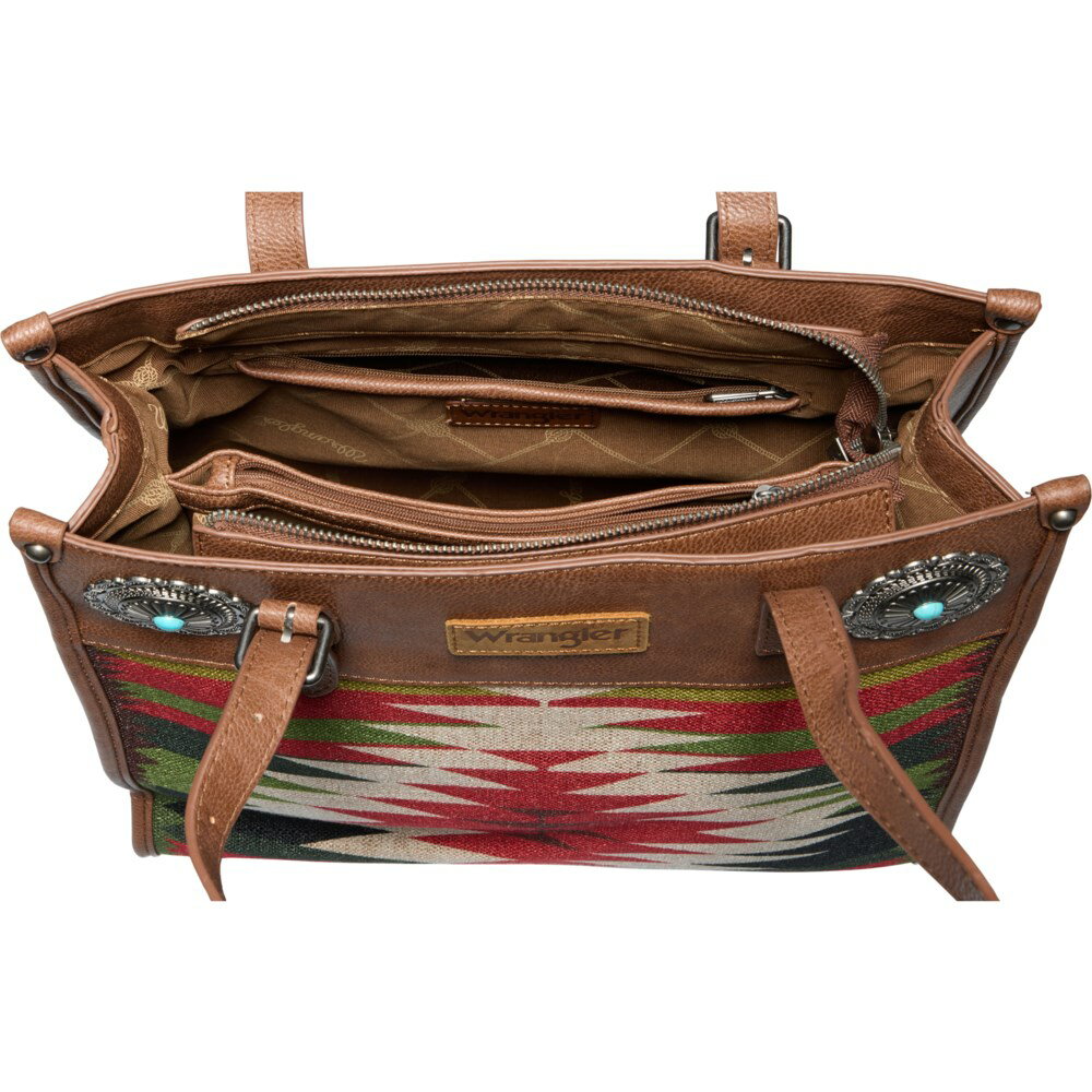 (���) ��󥰥顼 �ȡ��� �Хå� Wrangler Aztec-Print Tote Bag Brown