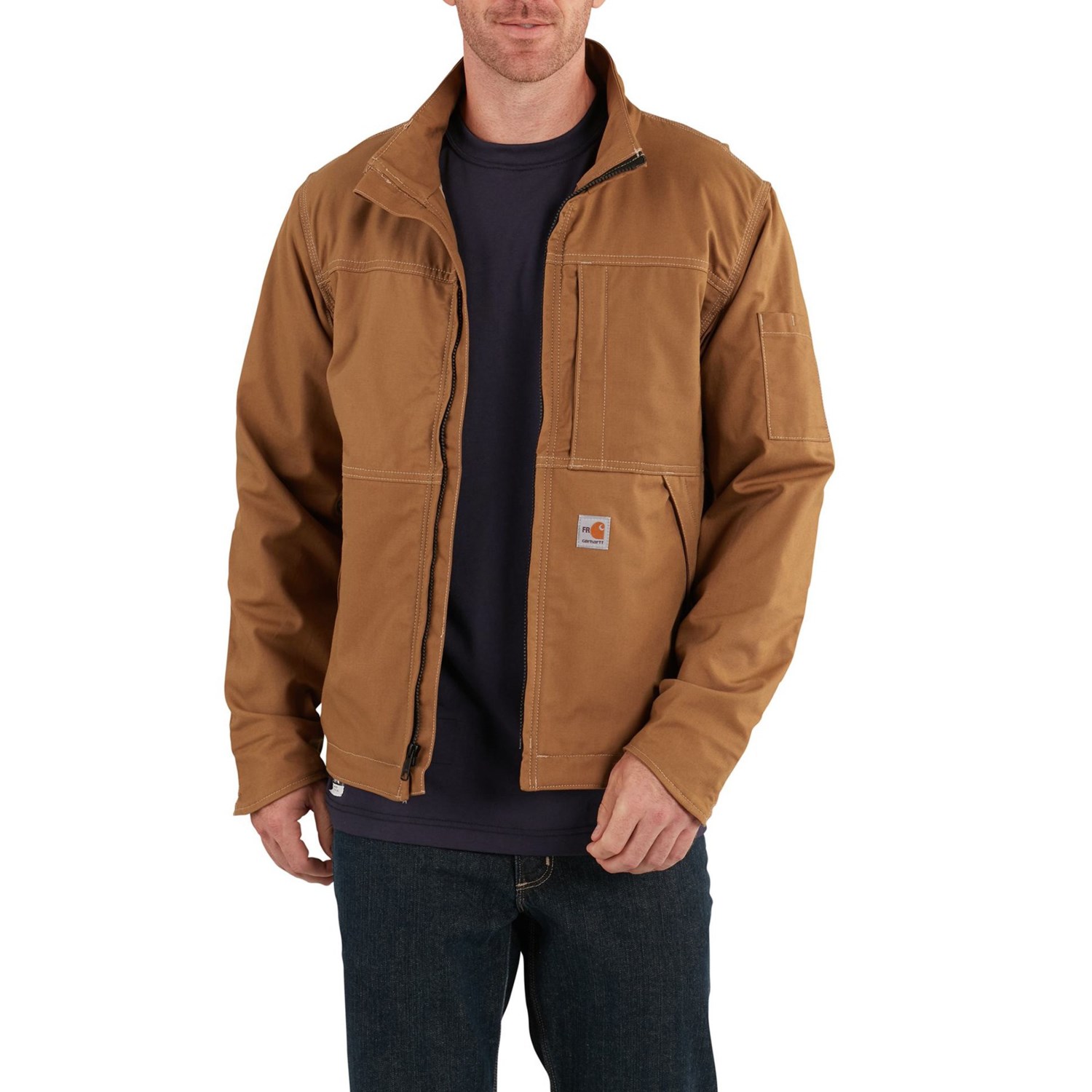 (取寄) カーハート ビッグ アンド トール フレームレジスタント フル スウィング クイック ダック ジャ..