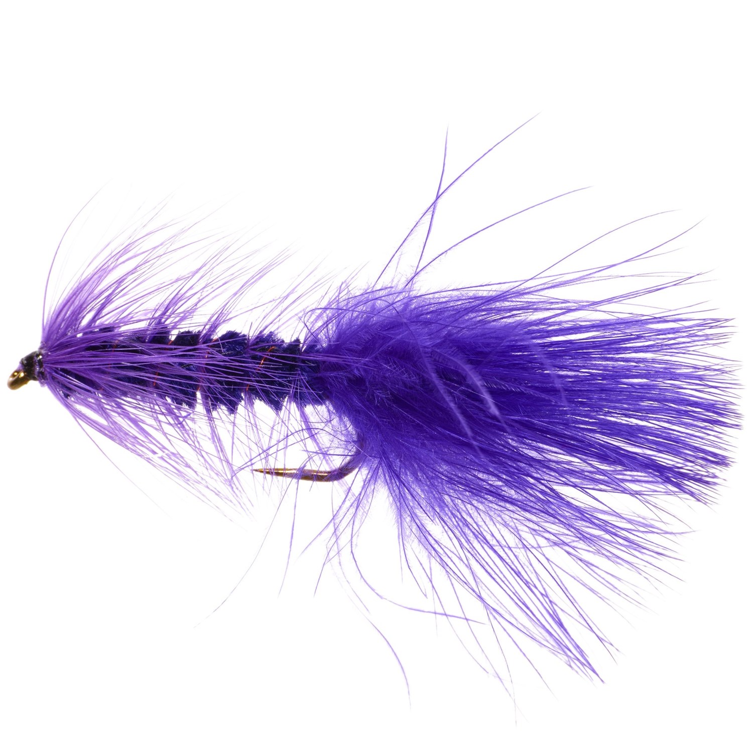 (取寄) リオ ウーリー バガー ストリーマー フライ - ダズン RIO Woolly Bugger Streamer Fly - Dozen Purple