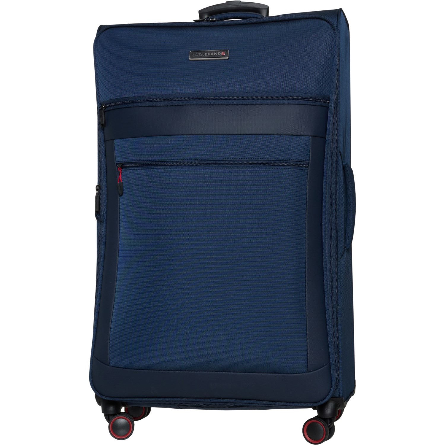 (取寄) 32 ハバナ スピナー スーツケース - ソフトサイド, エクスパンダブル, ネイビー SWISSBRAND 32" Havana Spinner Suitcase - Softside, Expandable, Navy Navy