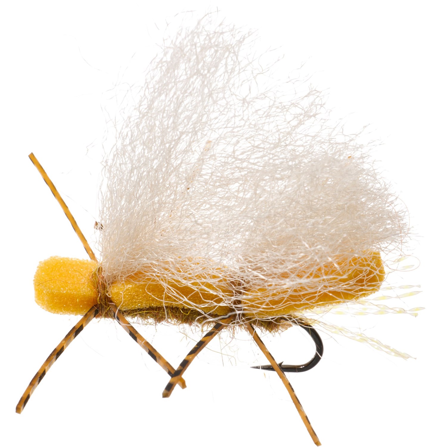 (取寄) モンタナフライカンパニー チュビー チェルノブイリ ドライ フライ - ダズン Montana Fly Company Chubby Chernobyl Dry Fly - Dozen Peanut Stone