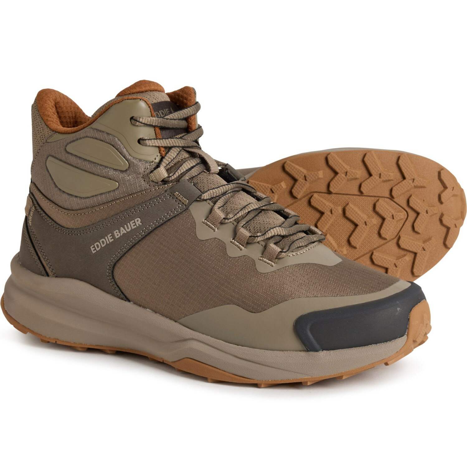 (取寄) エディーバウアー メンズ ミッド ハイキング ブーツ Eddie Bauer men Acate Mid Hiking Boots (For Men) Taupe